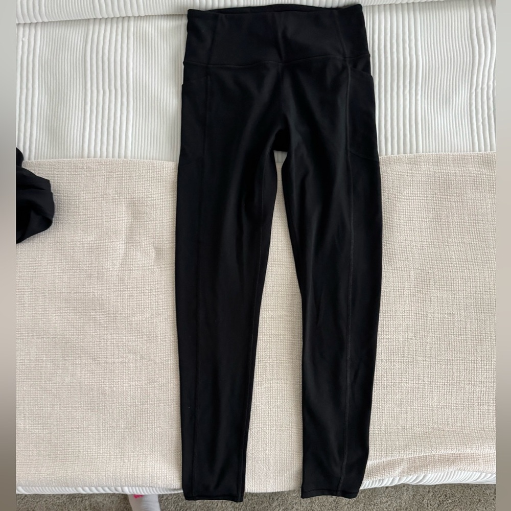 Victoria Secret Studio Soft Leggings 7/8 Length Black size 8